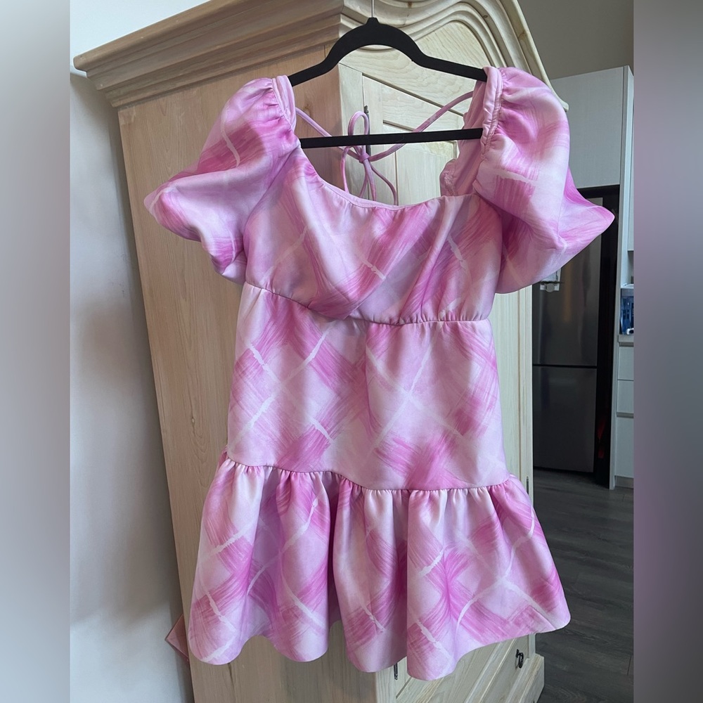 ASOS Design pink dress